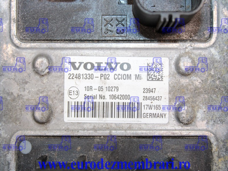CALCULATOR CCIOM VOLVO FH4 22481330, 22053759, 22881415, 22481332, 22881416 - Centralina electrónica por Camião: foto 2 CALCULATOR CCIOM VOLVO FH4 22481330, 22053759, 22881415, 22481332, 22881416 - Centralina electrónica por Camião: foto 2