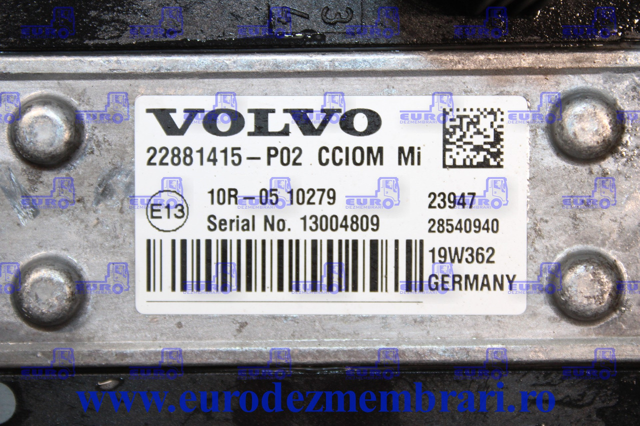 CALCULATOR CCIOM VOLVO FH4 22881415 22053759 22481330 22481332 22881416 - Centralina electrónica por Camião: foto 2 CALCULATOR CCIOM VOLVO FH4 22881415 22053759 22481330 22481332 22881416 - Centralina electrónica por Camião: foto 2