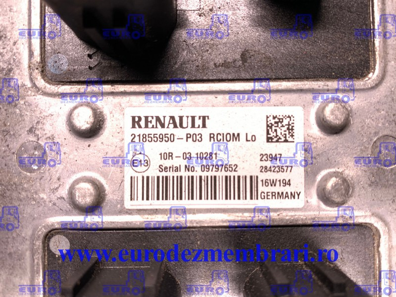 CALCULATOR RCIOM RENAULT T MEGA 21855950 - Centralina electrónica por Camião: foto 2 CALCULATOR RCIOM RENAULT T MEGA 21855950 - Centralina electrónica por Camião: foto 2