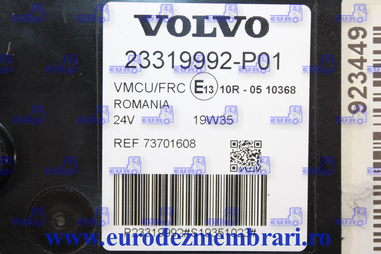 CALCULATOR VMCU VOLVO FH4 23319992, 23319971 21724448 21749022 21936624 21910766 21936558 22445004 23006075 - Centralina electrónica por Camião: foto 3 CALCULATOR VMCU VOLVO FH4 23319992, 23319971 21724448 21749022 21936624 21910766 21936558 22445004 23006075 - Centralina electrónica por Camião: foto 3
