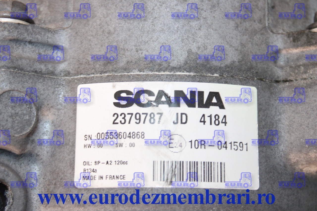 COMPRESOR CLIMA STATIONARE SCANIA 2379787 - Compressor de ar condicionado por Camião: foto 2 COMPRESOR CLIMA STATIONARE SCANIA 2379787 - Compressor de ar condicionado por Camião: foto 2