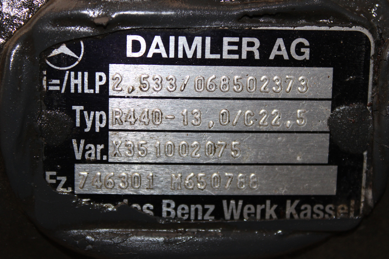 DIFERENTIAL MERCEDES ACTROS R=2,533 R440-13 X351002075, 068502373 - Diferencial por Camião: foto 3 DIFERENTIAL MERCEDES ACTROS R=2,533 R440-13 X351002075, 068502373 - Diferencial por Camião: foto 3