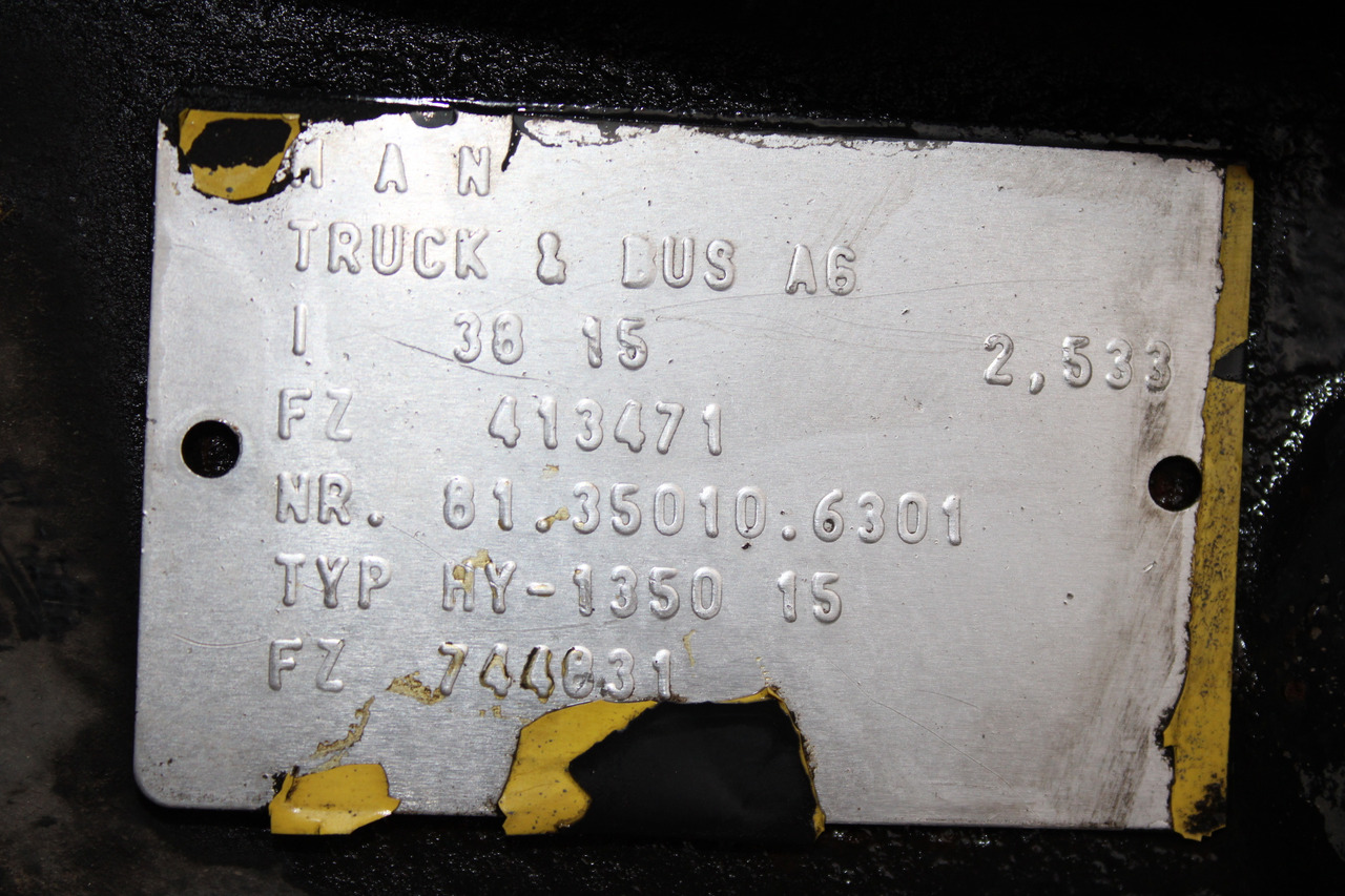 GRUP DIFERENTIAL MAN TGX R=38:15 HY-1350 15 81.35010.6301 - Diferencial por Camião: foto 3 GRUP DIFERENTIAL MAN TGX R=38:15 HY-1350 15 81.35010.6301 - Diferencial por Camião: foto 3