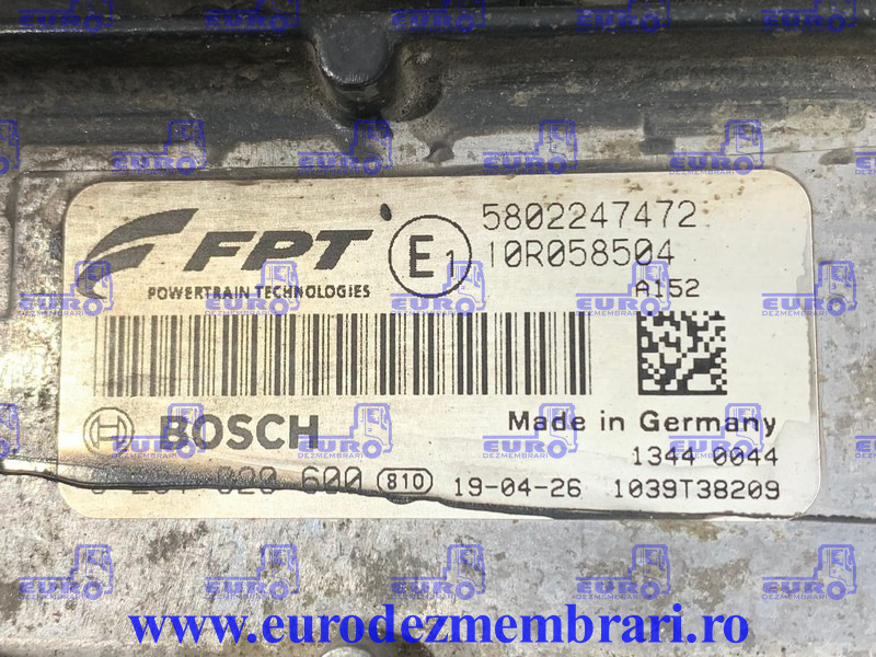 KIT PORNIRE IVECO S-WAY CURSOR 11 E6 480CP 5802247472, 5802368283 - Centralina electrónica por Camião: foto 2 KIT PORNIRE IVECO S-WAY CURSOR 11 E6 480CP 5802247472, 5802368283 - Centralina electrónica por Camião: foto 2