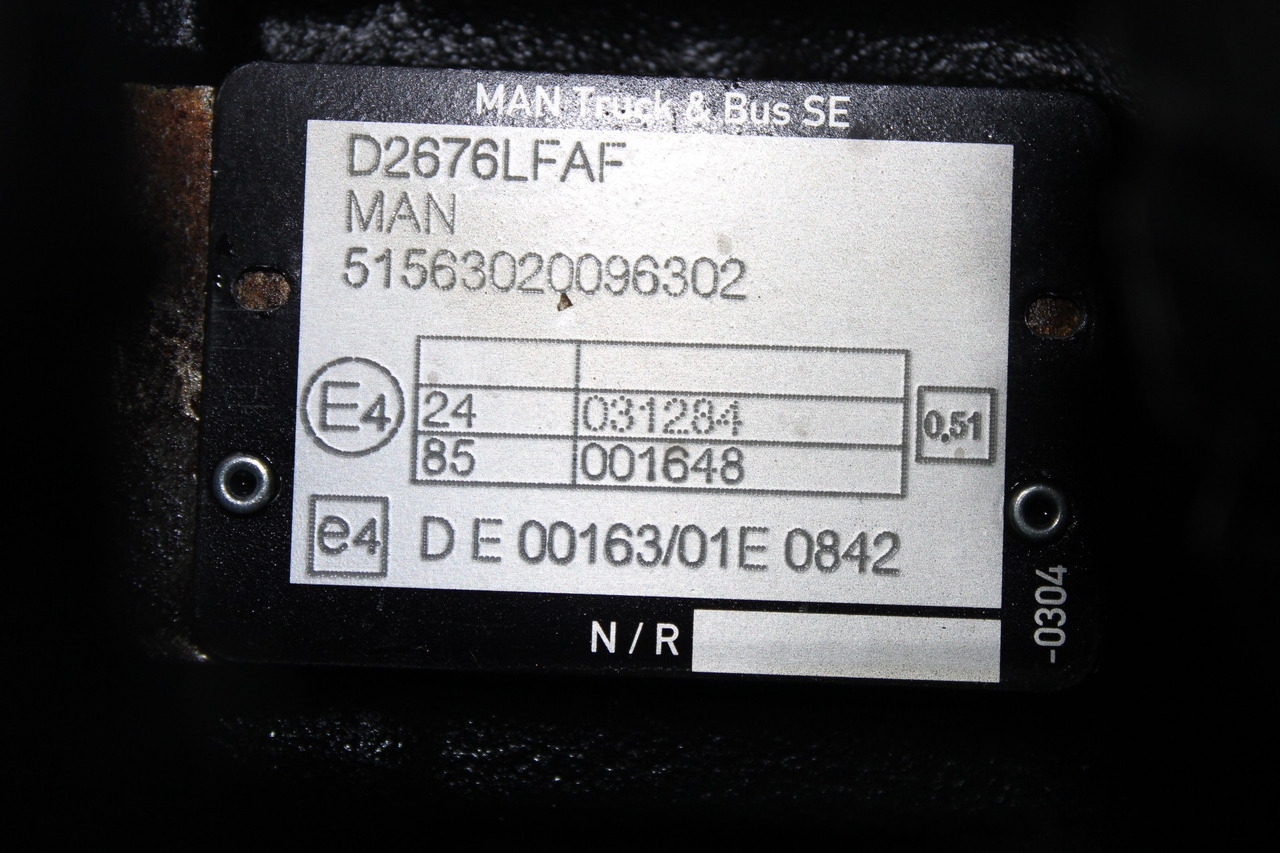 MOTOR MAN TGX TG3 D2676LFAF 510CP EURO 6 - Motor por Camião: foto 5 MOTOR MAN TGX TG3 D2676LFAF 510CP EURO 6 - Motor por Camião: foto 5