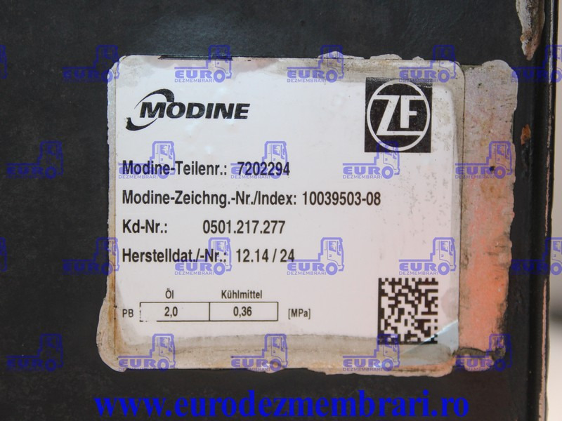 RADIATOR ULEI INTARDER MAN TGX 81.32004.6441, 0501217277, 81.32560.0075 - Radiador de óleo por Camião: foto 3 RADIATOR ULEI INTARDER MAN TGX 81.32004.6441, 0501217277, 81.32560.0075 - Radiador de óleo por Camião: foto 3