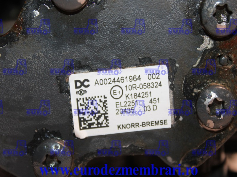 SUPAPA REFULARE MERCEDES ACTROS MP4 A0024461964, K184251 - Válvula de freio por Camião: foto 2 SUPAPA REFULARE MERCEDES ACTROS MP4 A0024461964, K184251 - Válvula de freio por Camião: foto 2