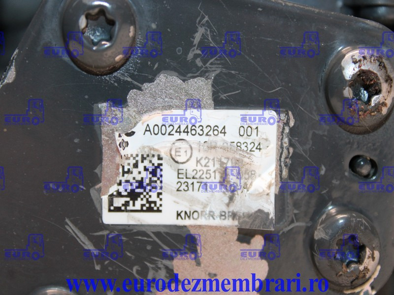 SUPAPA REFULARE MERCEDES ACTROS MP5 A0024463264, K211798, EL2251 - Válvula de freio por Camião: foto 2 SUPAPA REFULARE MERCEDES ACTROS MP5 A0024463264, K211798, EL2251 - Válvula de freio por Camião: foto 2
