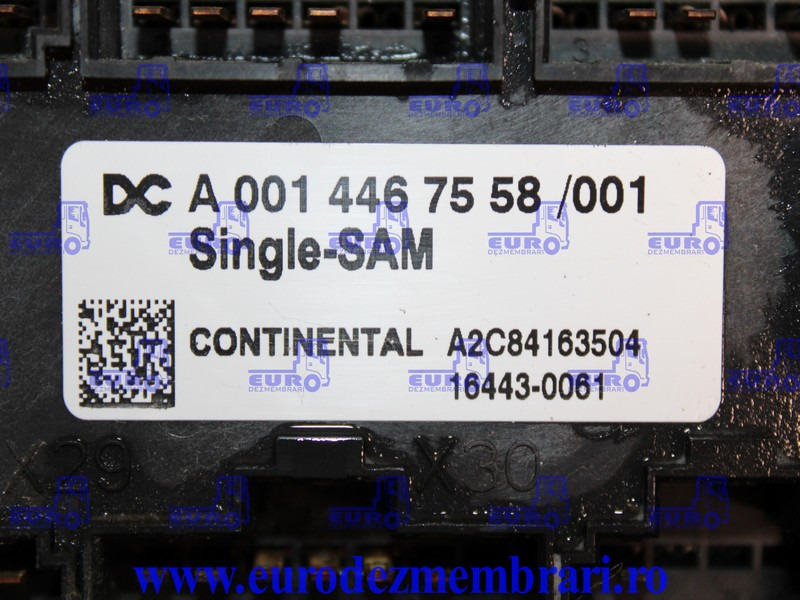 TABLOU SIGURANTE MERCEDES ACTROS MP4 SINGLE SAM A0014467558 - Fusível por Camião: foto 3 TABLOU SIGURANTE MERCEDES ACTROS MP4 SINGLE SAM A0014467558 - Fusível por Camião: foto 3