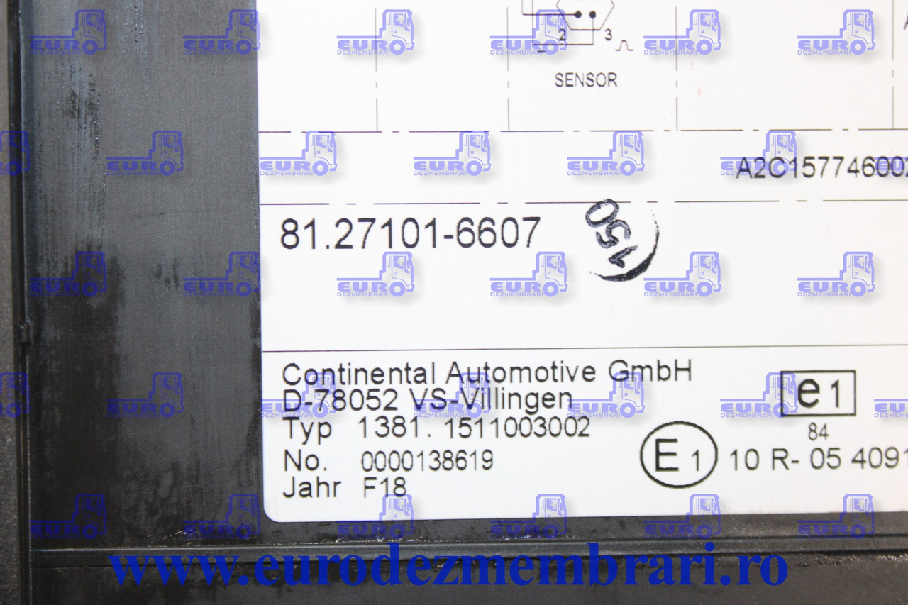 TAHOGRAF DIGITAL R3.0 MAN 81.27101.6607 81.25817.7116 81.27101.6569 81.27101.6577 81.27101.6578 81.27101.6584 81.27101.6590 81.27101.6592 81.27101.6593 81.27101.6597 81.27101.6632 81.27101.6633 - Centralina electrónica por Camião: foto 2 TAHOGRAF DIGITAL R3.0 MAN 81.27101.6607 81.25817.7116 81.27101.6569 81.27101.6577 81.27101.6578 81.27101.6584 81.27101.6590 81.27101.6592 81.27101.6593 81.27101.6597 81.27101.6632 81.27101.6633 - Centralina electrónica por Camião: foto 2