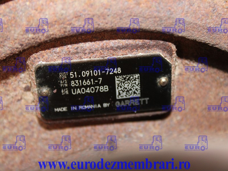 TURBOSUFLANTA MAN D2676 EURO 6 51.09101.7248, 51.09101.7268 - Turbocompressor por Camião: foto 3 TURBOSUFLANTA MAN D2676 EURO 6 51.09101.7248, 51.09101.7268 - Turbocompressor por Camião: foto 3