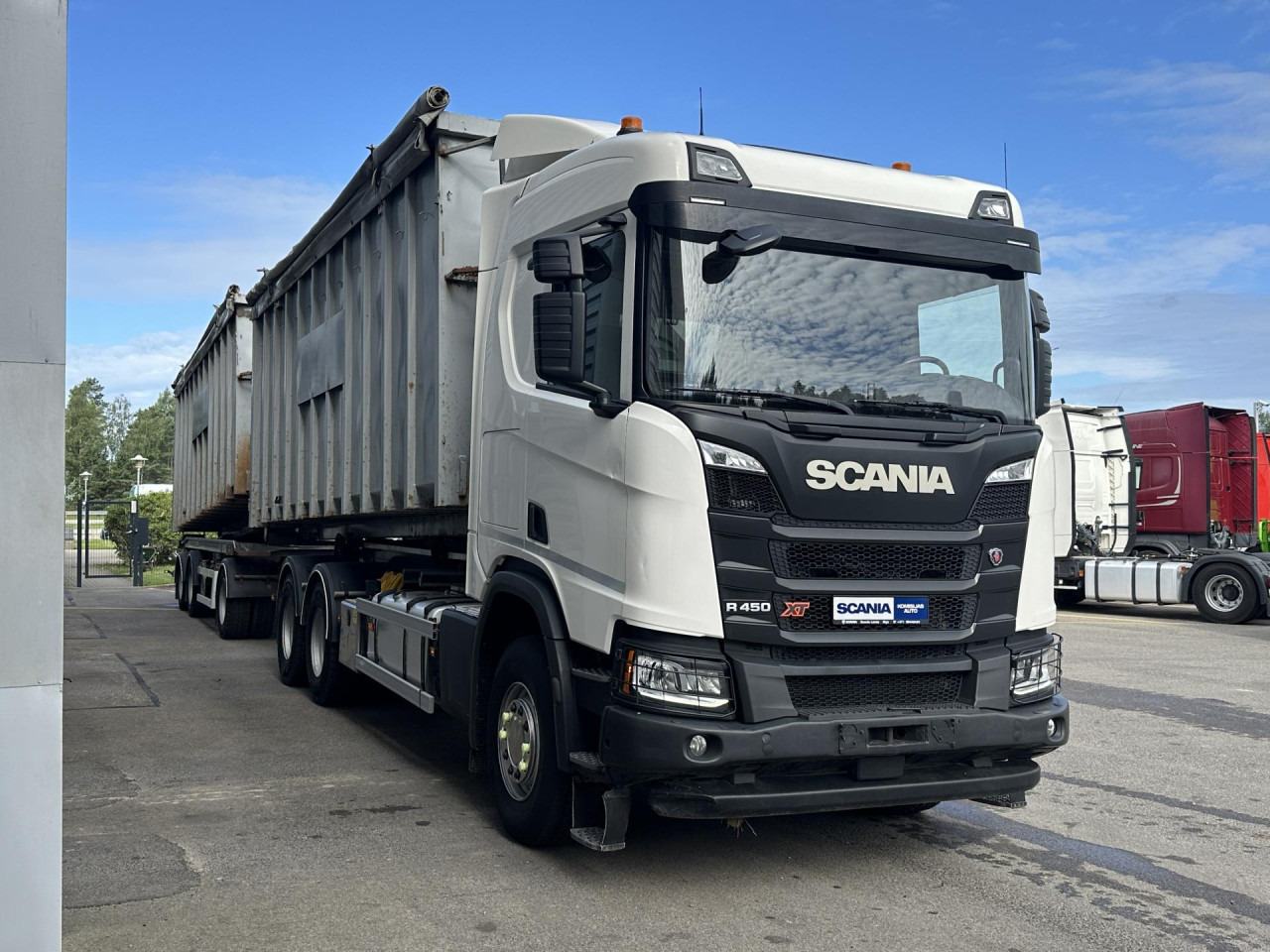SCANIA R 450 B6x4HA - Camião transportador de contêineres/ Caixa móvel: foto 1 SCANIA R 450 B6x4HA - Camião transportador de contêineres/ Caixa móvel: foto 1