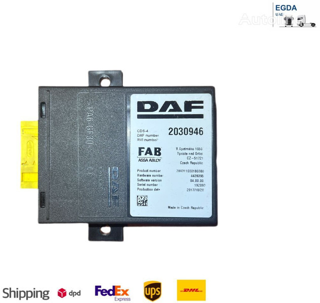 DAF 2019 - Centralina electrónica: foto 1 DAF 2019 - Centralina electrónica: foto 1