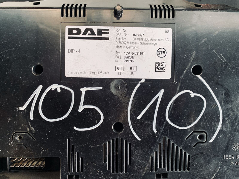 DAF Siemens VDO - Painel de instrumentos: foto 2 DAF Siemens VDO - Painel de instrumentos: foto 2