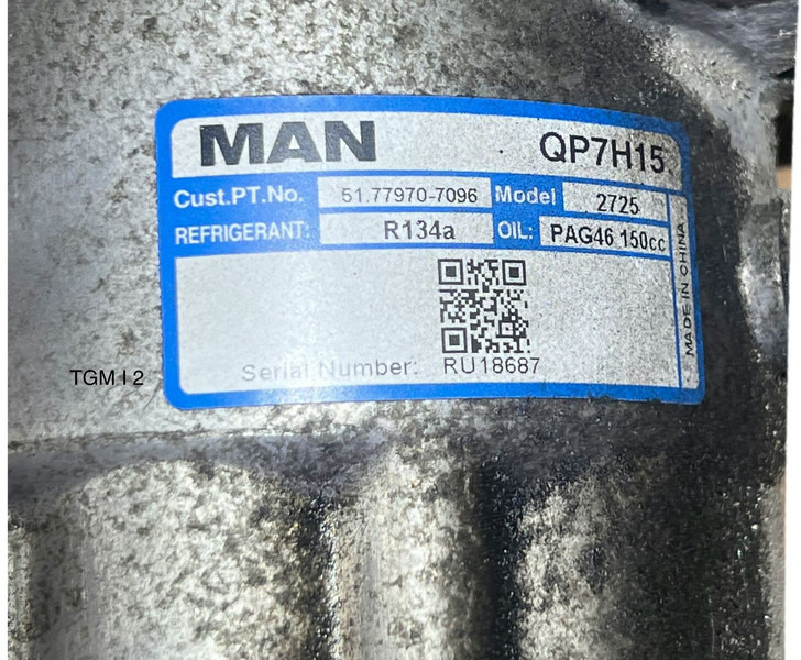 MAN - Compressor de ar condicionado: foto 2 MAN - Compressor de ar condicionado: foto 2