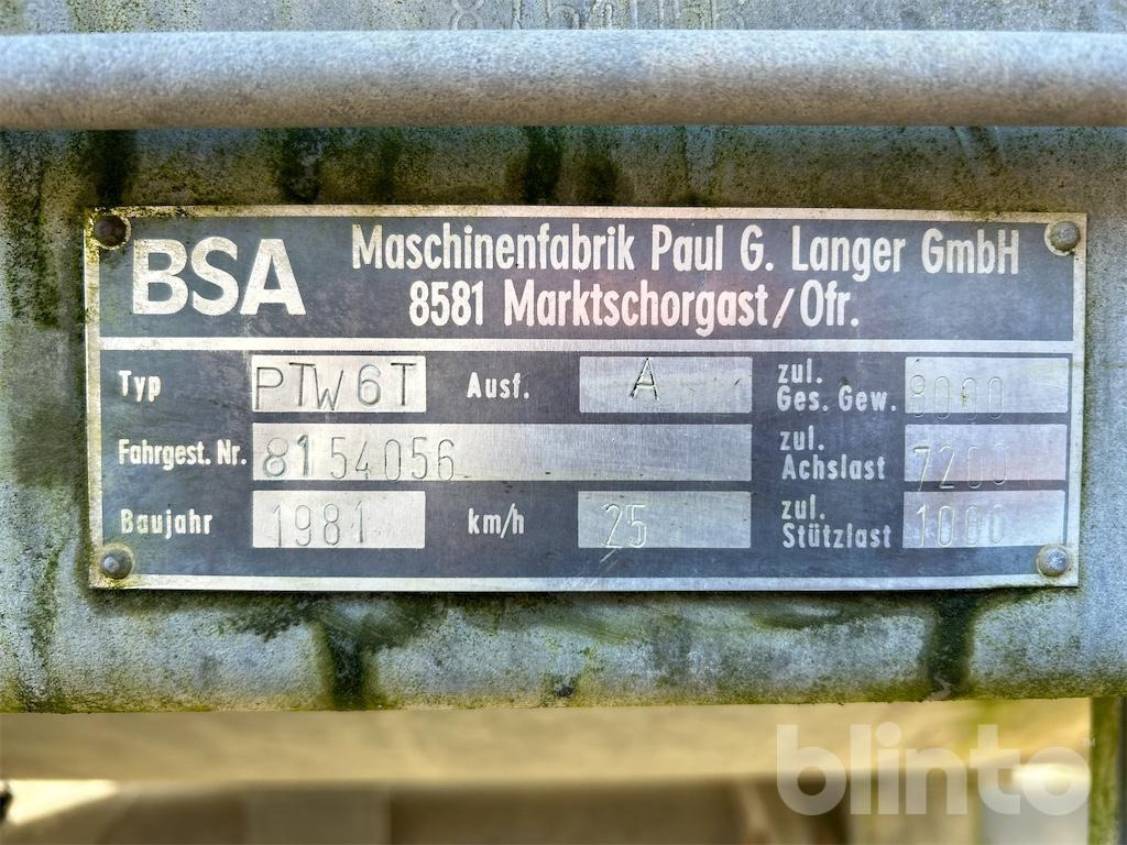 BSA PTW6T (1981) - Cisterna de chorume: foto 5 BSA PTW6T (1981) - Cisterna de chorume: foto 5