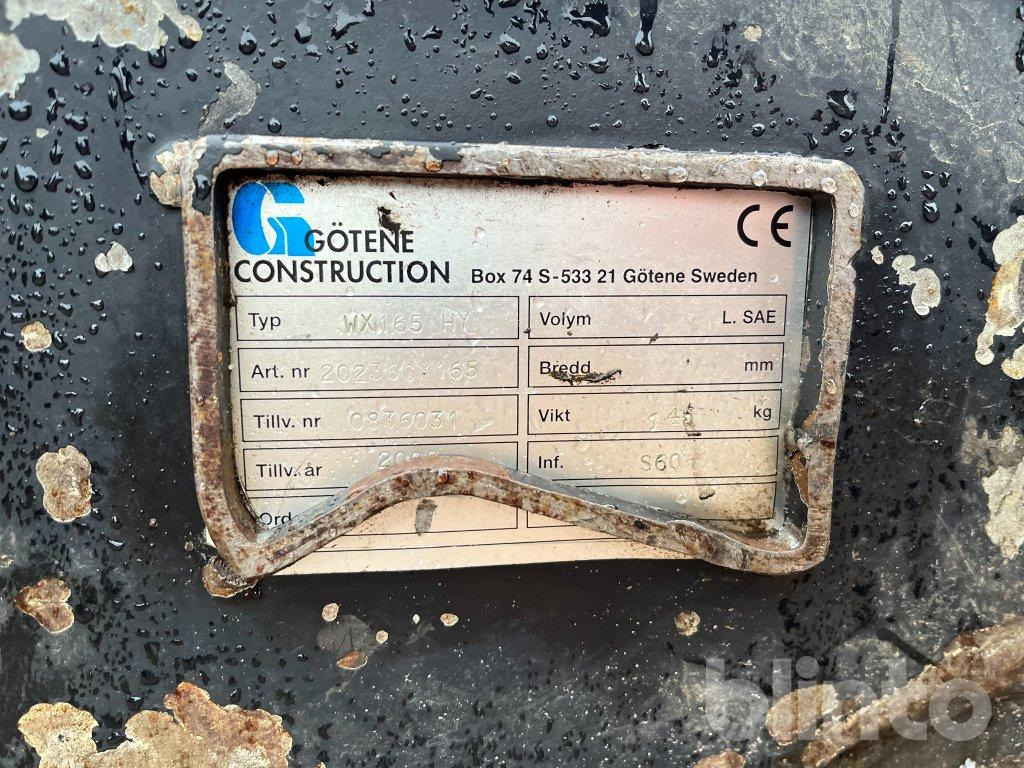 Escavadeira de rodas Case WX165: foto 38