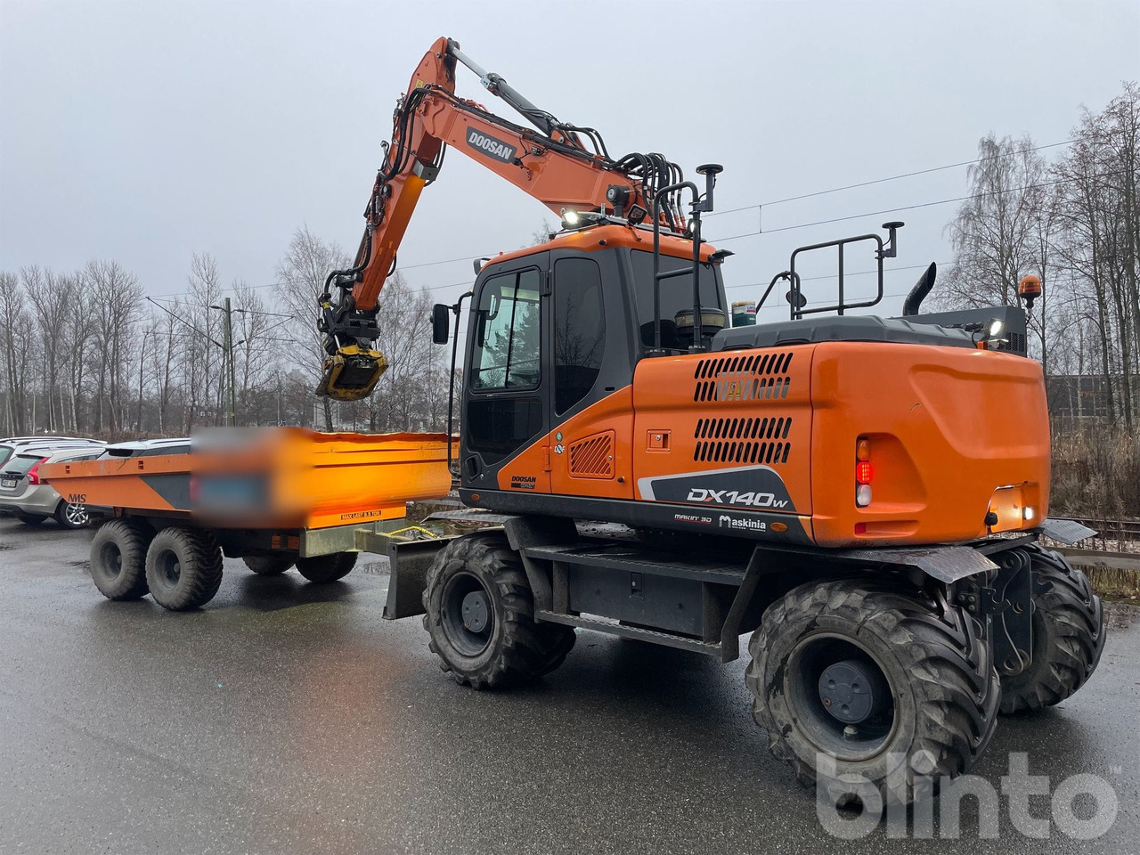 Doosan Dx140 + Dumperkärra o redskap - Manipulador de material: foto 2 Doosan Dx140 + Dumperkärra o redskap - Manipulador de material: foto 2