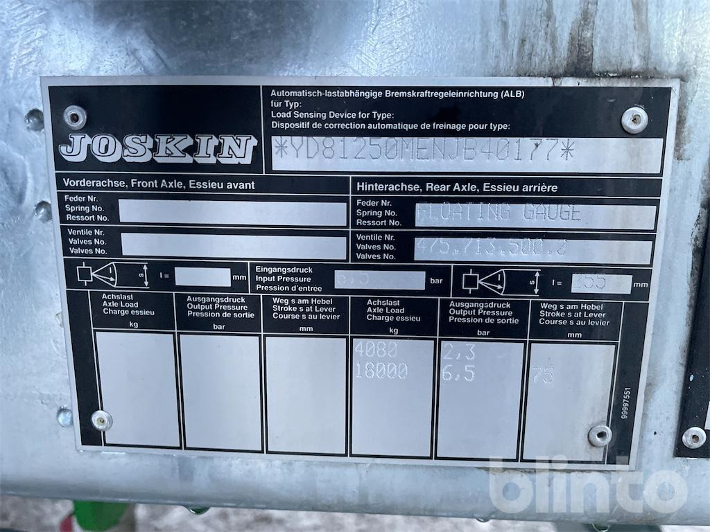 Joskin MODULO2 12000 MEB (2022) - Cisterna de chorume: foto 5 Joskin MODULO2 12000 MEB (2022) - Cisterna de chorume: foto 5