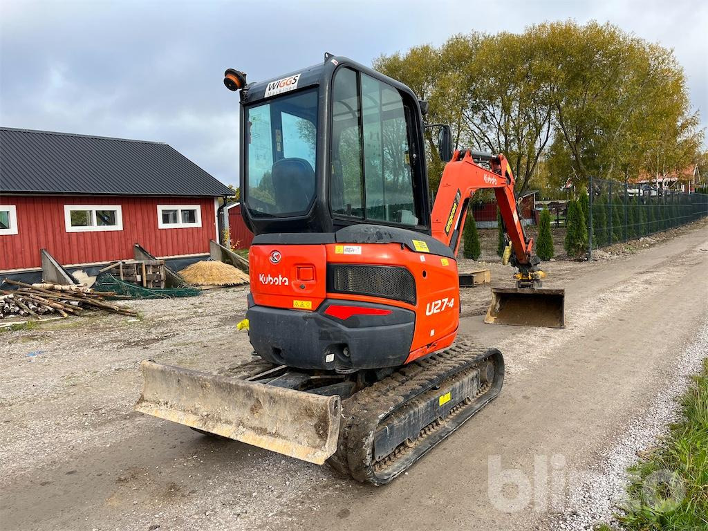Kubota U27-4 minigrävare - Mini escavadeira: foto 5 Kubota U27-4 minigrävare - Mini escavadeira: foto 5