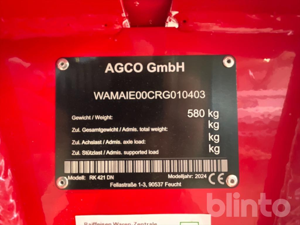 Massey Ferguson RK 421 DN (unbenutzt, 2024) - Ancinho enleirador: foto 5 Massey Ferguson RK 421 DN (unbenutzt, 2024) - Ancinho enleirador: foto 5