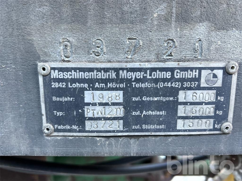 Meyer Lohne PTW 12000 Güllefass - Cisterna de chorume: foto 5 Meyer Lohne PTW 12000 Güllefass - Cisterna de chorume: foto 5