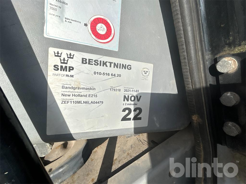 Escavadora de rastos New Holland E215: foto 18
