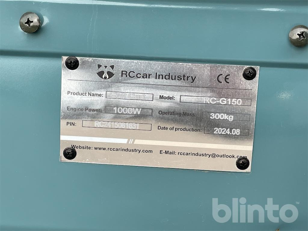 RC-G150 (2024) - Carrinho de golfe: foto 5 RC-G150 (2024) - Carrinho de golfe: foto 5