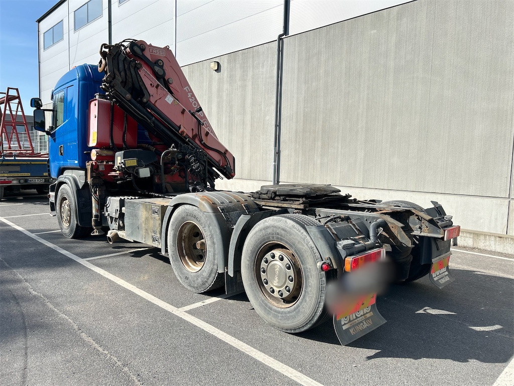 SCANIA R420 LB 6X2 med Fassi F420XP Kran - Camião grua, Tractor: foto 4 SCANIA R420 LB 6X2 med Fassi F420XP Kran - Camião grua, Tractor: foto 4