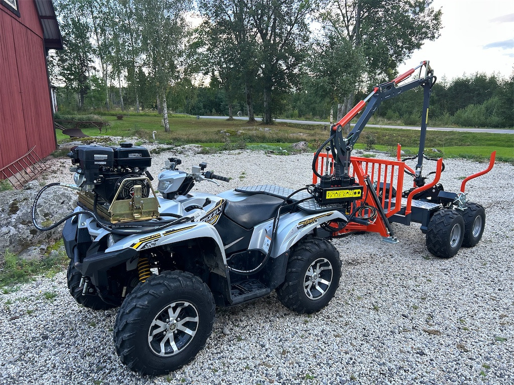 Yamaha Grizzly 700 med demokörd griplastarvagn - Quadriciclo: foto 1 Yamaha Grizzly 700 med demokörd griplastarvagn - Quadriciclo: foto 1