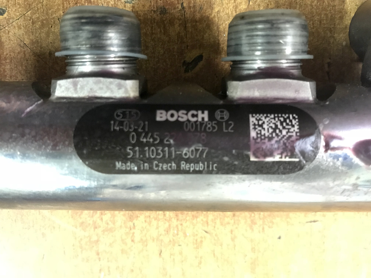 TUBO PRESSIONE RAIL PER MOTORI MAN D2066 - D2676 - Sistema de combustível por Camião: foto 3 TUBO PRESSIONE RAIL PER MOTORI MAN D2066 - D2676 - Sistema de combustível por Camião: foto 3