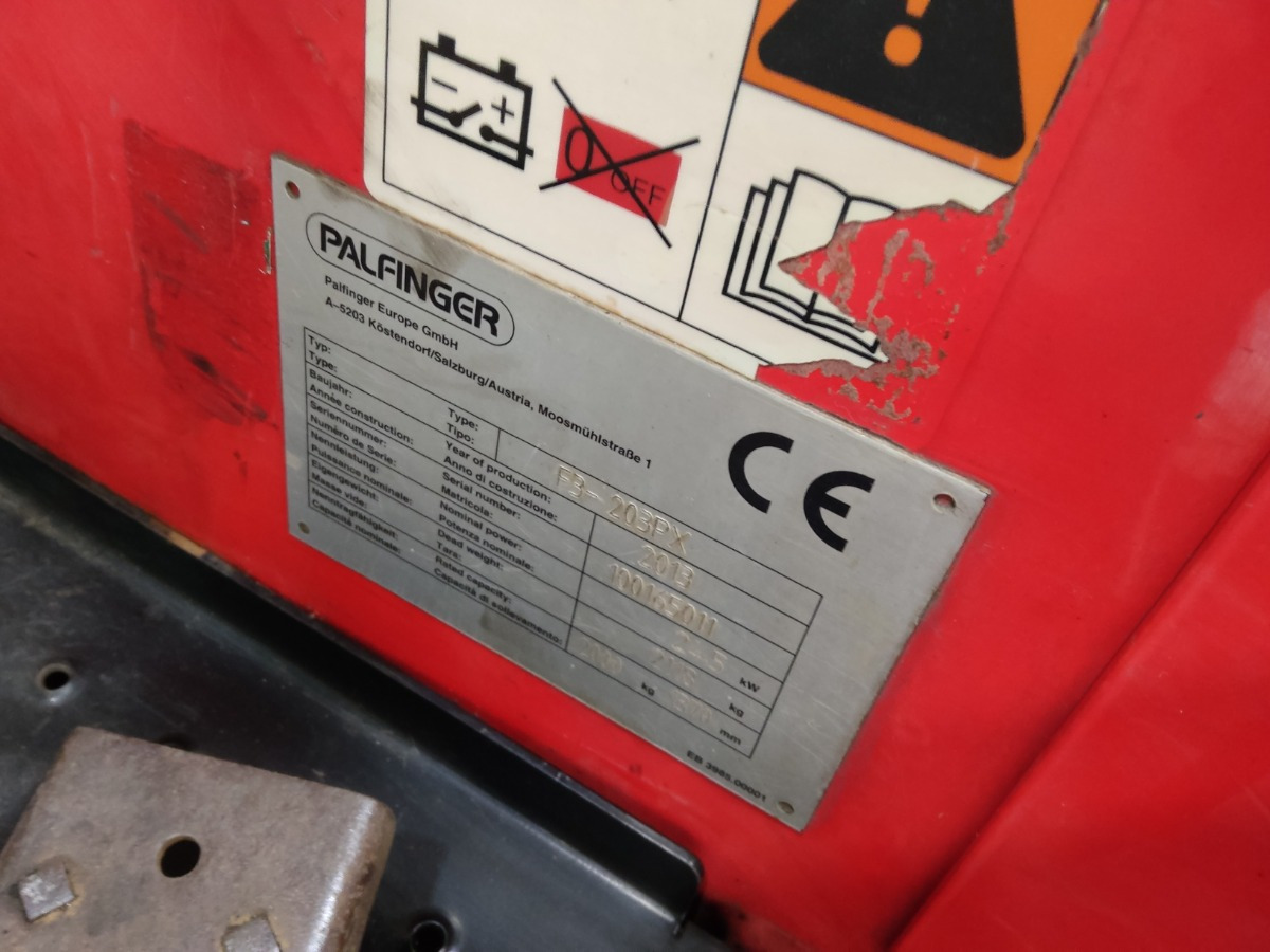 Palfinger F3-203PX - Empilhadeira a diesel: foto 5 Palfinger F3-203PX - Empilhadeira a diesel: foto 5