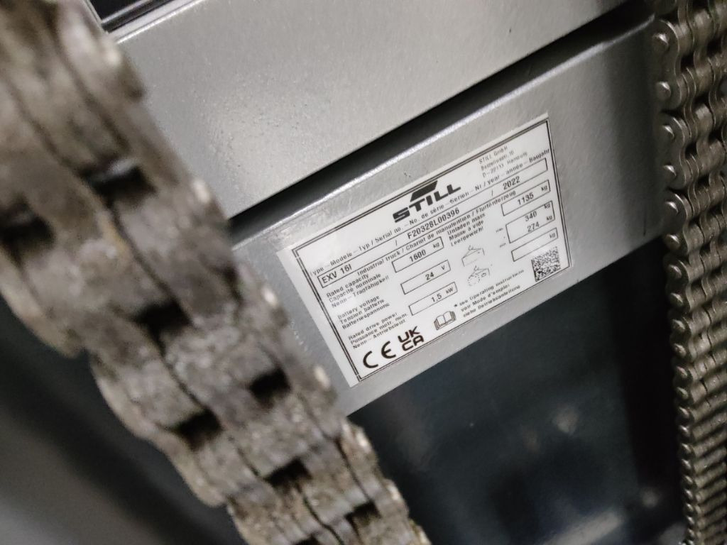 Still EXV16I/BATT.NEU - Stacker: foto 5 Still EXV16I/BATT.NEU - Stacker: foto 5
