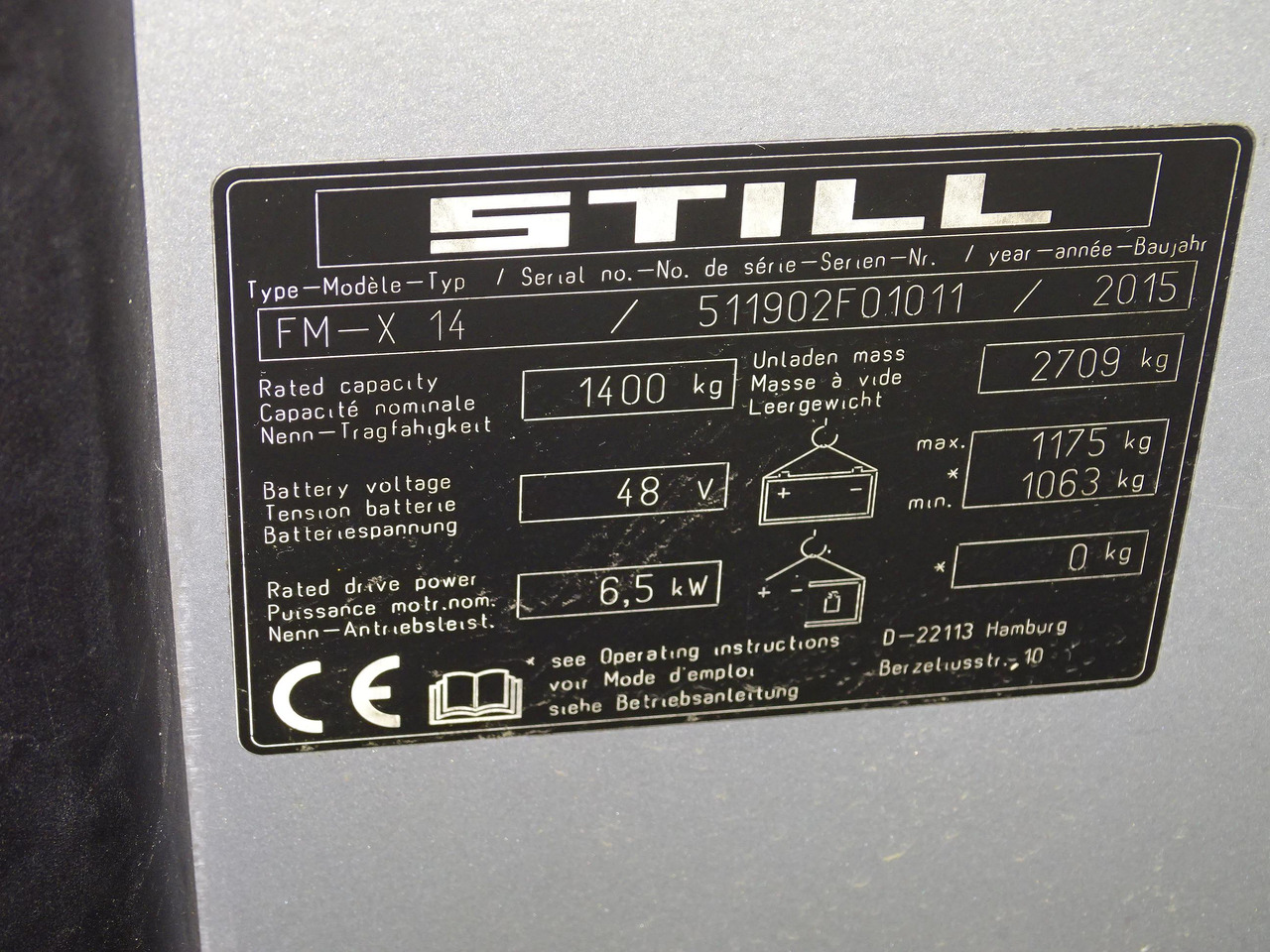Empilhador retráctil Still FM-X14: foto 6
