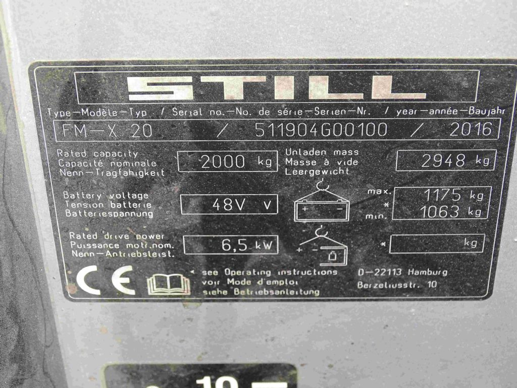 Still FM-X20 - Empilhador retráctil: foto 5 Still FM-X20 - Empilhador retráctil: foto 5
