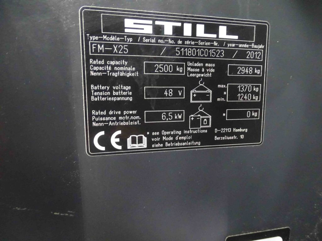 Still FM-X25 - Empilhador retráctil: foto 5 Still FM-X25 - Empilhador retráctil: foto 5