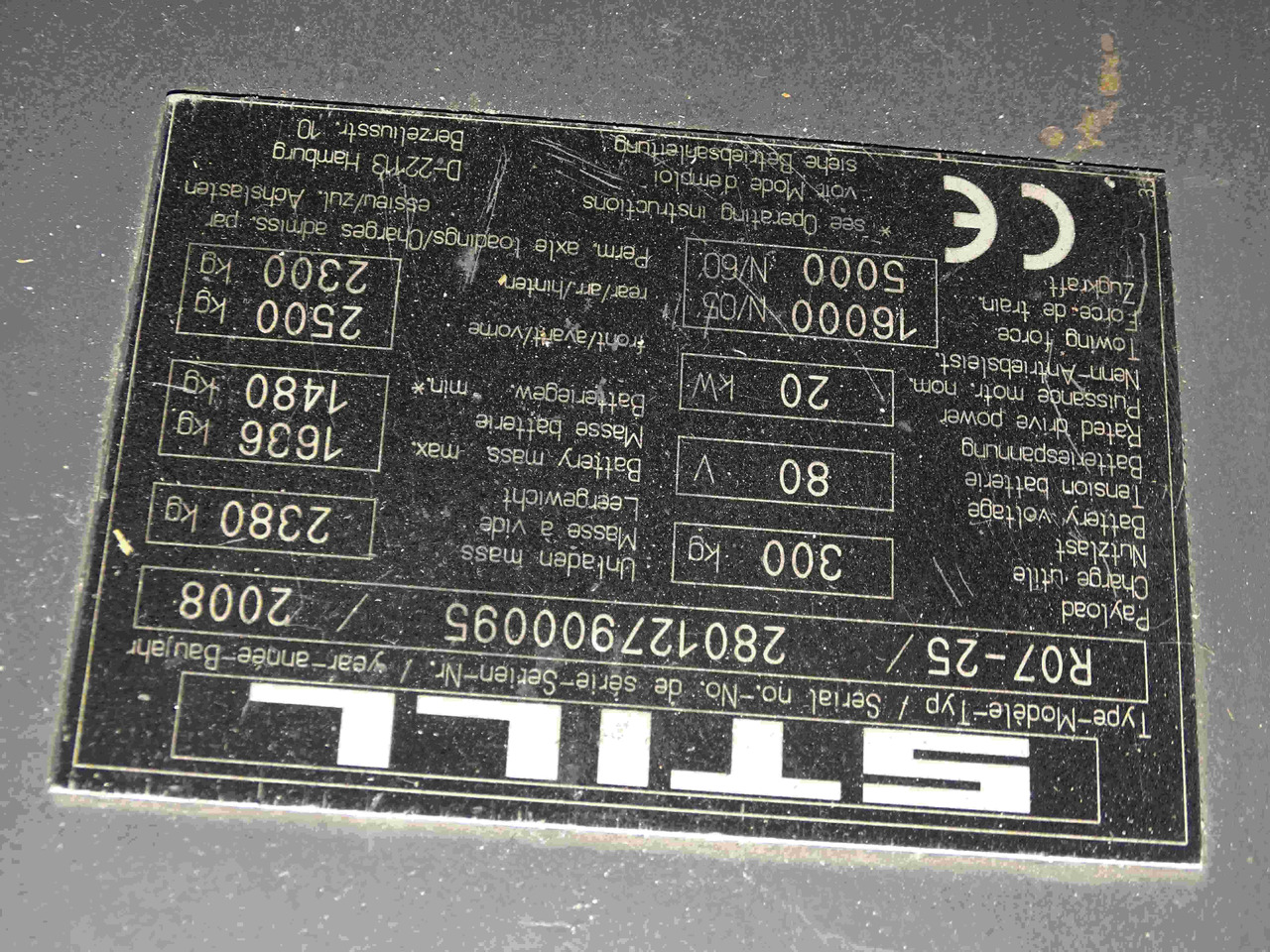 Still R07-25 - Trator elétrics: foto 5 Still R07-25 - Trator elétrics: foto 5