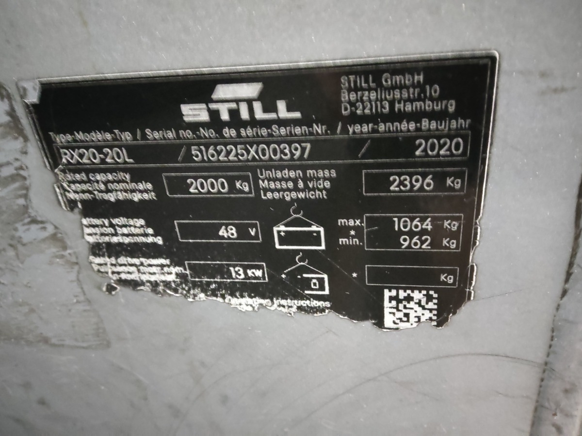 Still RX20-20L - Empilhadeira elétrica: foto 5 Still RX20-20L - Empilhadeira elétrica: foto 5