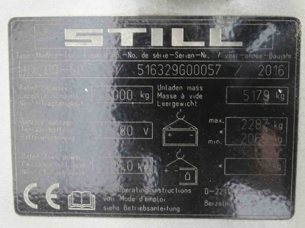 Still RX60-50 - Empilhadeira elétrica: foto 5 Still RX60-50 - Empilhadeira elétrica: foto 5