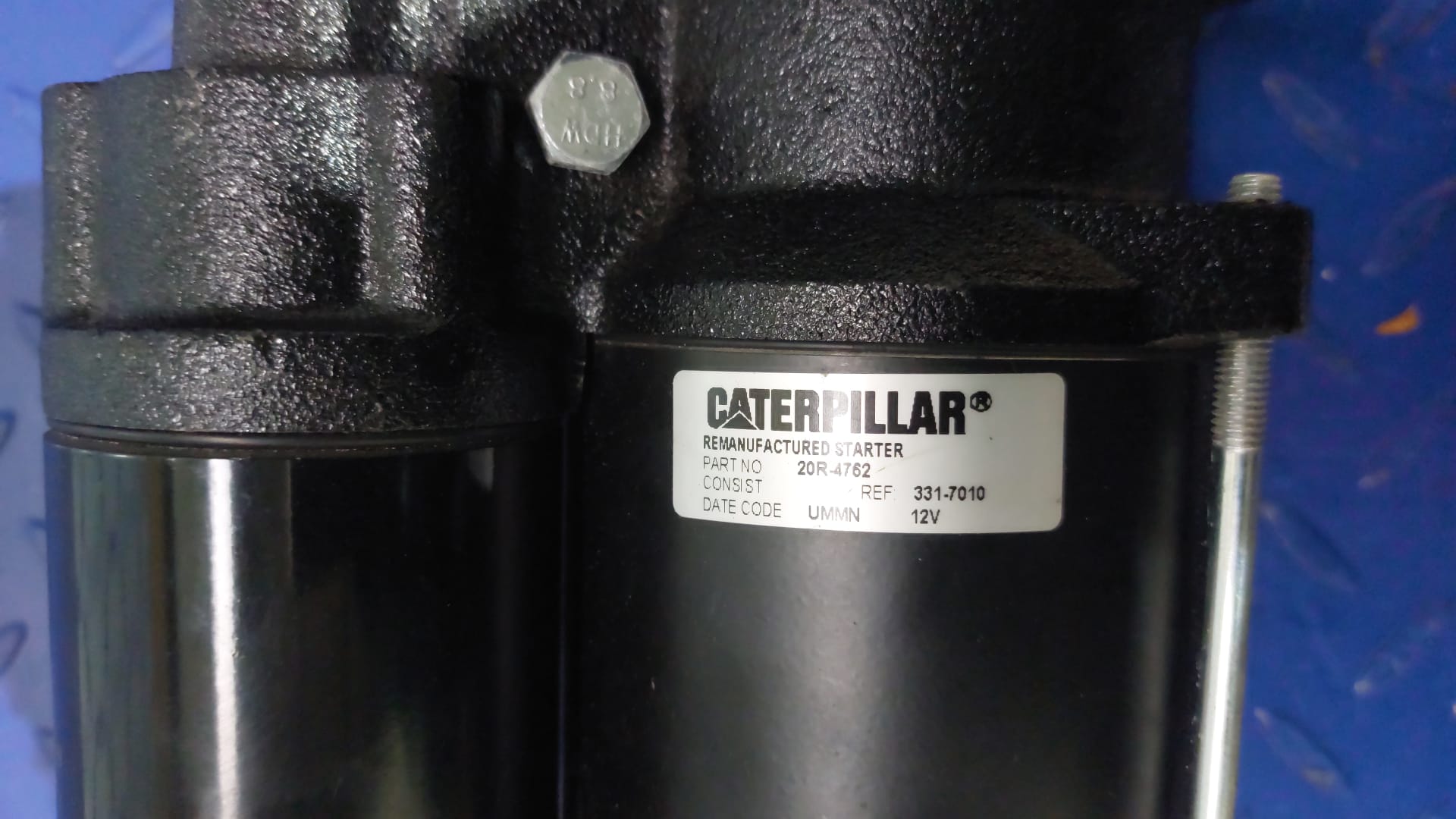 CATERPILLAR ELECTROMOTOR 12V CAT 20R-4762 - Peça de reposição por Compactador: foto 4 CATERPILLAR ELECTROMOTOR 12V CAT 20R-4762 - Peça de reposição por Compactador: foto 4