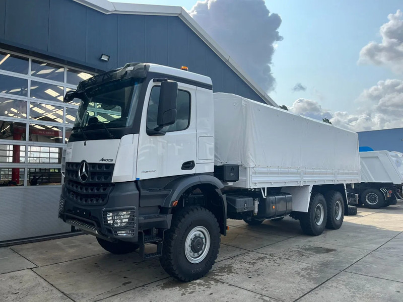 Mercedes-Benz Arocs 3340 A 6x6 Cargo Truck - Camião de lona: foto 1 Mercedes-Benz Arocs 3340 A 6x6 Cargo Truck - Camião de lona: foto 1