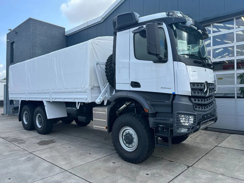 Camião de lona novo Mercedes-Benz Arocs 3340 A 6x6 Cargo Truck: foto 8