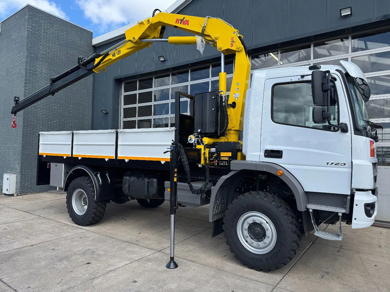 Camião grua novo Mercedes-Benz Atego Atego 1725 4x4 Flatbed with Hyva HB120 Crane: foto 14