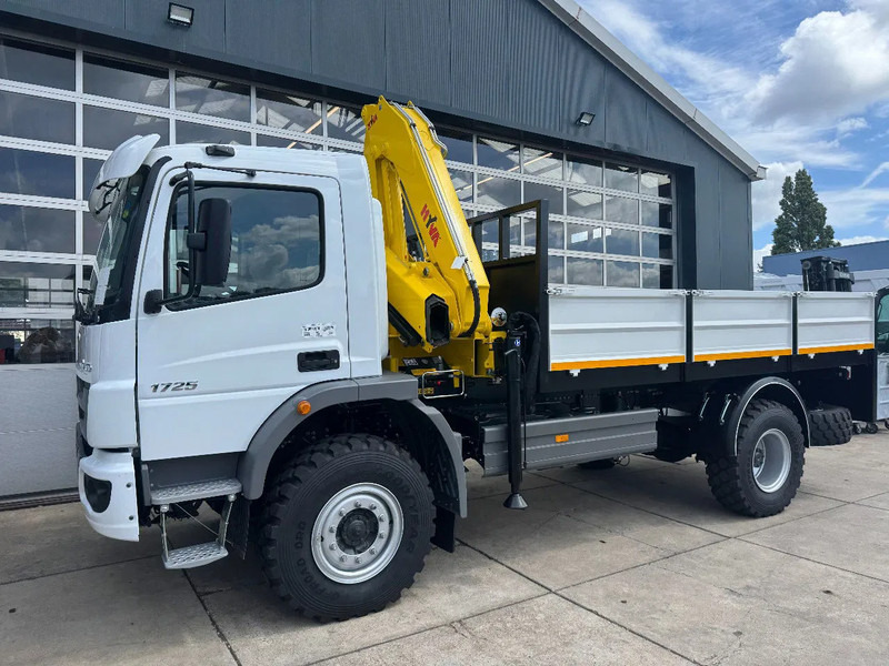 Mercedes-Benz Atego Atego 1725 4x4 Flatbed with Hyva HB120 Crane - Camião grua: foto 4 Mercedes-Benz Atego Atego 1725 4x4 Flatbed with Hyva HB120 Crane - Camião grua: foto 4