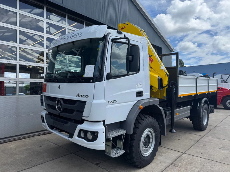 Mercedes-Benz Atego Atego 1725 4x4 Flatbed with Hyva HB120 Crane - Camião grua: foto 3 Mercedes-Benz Atego Atego 1725 4x4 Flatbed with Hyva HB120 Crane - Camião grua: foto 3