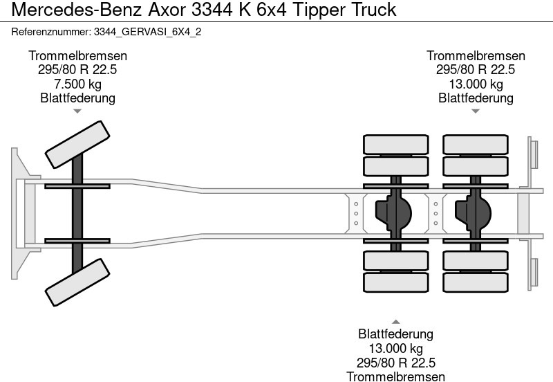 Leasing de Mercedes-Benz Axor 3344 K 6x4 Tipper Truck Mercedes-Benz Axor 3344 K 6x4 Tipper Truck: foto 16 Leasing de Mercedes-Benz Axor 3344 K 6x4 Tipper Truck Mercedes-Benz Axor 3344 K 6x4 Tipper Truck: foto 16