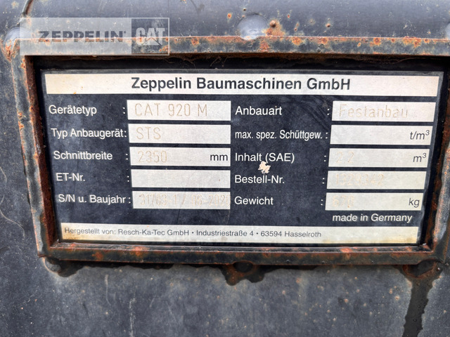 Pá carregadora de rodas Cat 920-14A: foto 10 Pá carregadora de rodas Cat 920-14A: foto 10