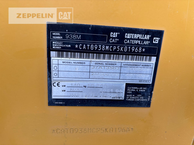 Cat 938M - Pá carregadora de rodas: foto 5 Cat 938M - Pá carregadora de rodas: foto 5