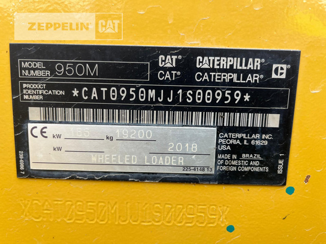Pá carregadora de rodas Cat 950M: foto 27