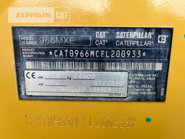 Pá carregadora de rodas Cat 966MXE: foto 22